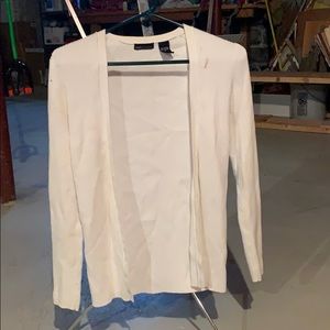 White long sleeve coverup